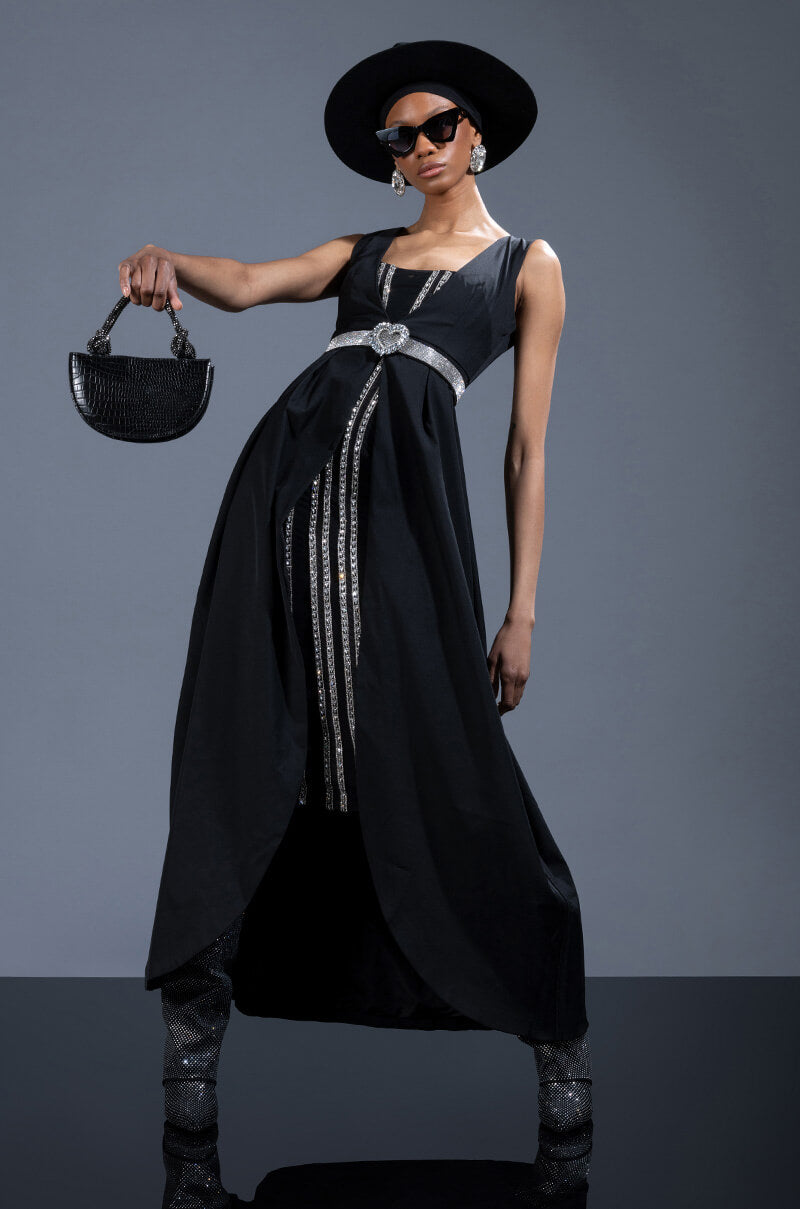 DOWN TO BUSINESS MAXI TRENCH VEST