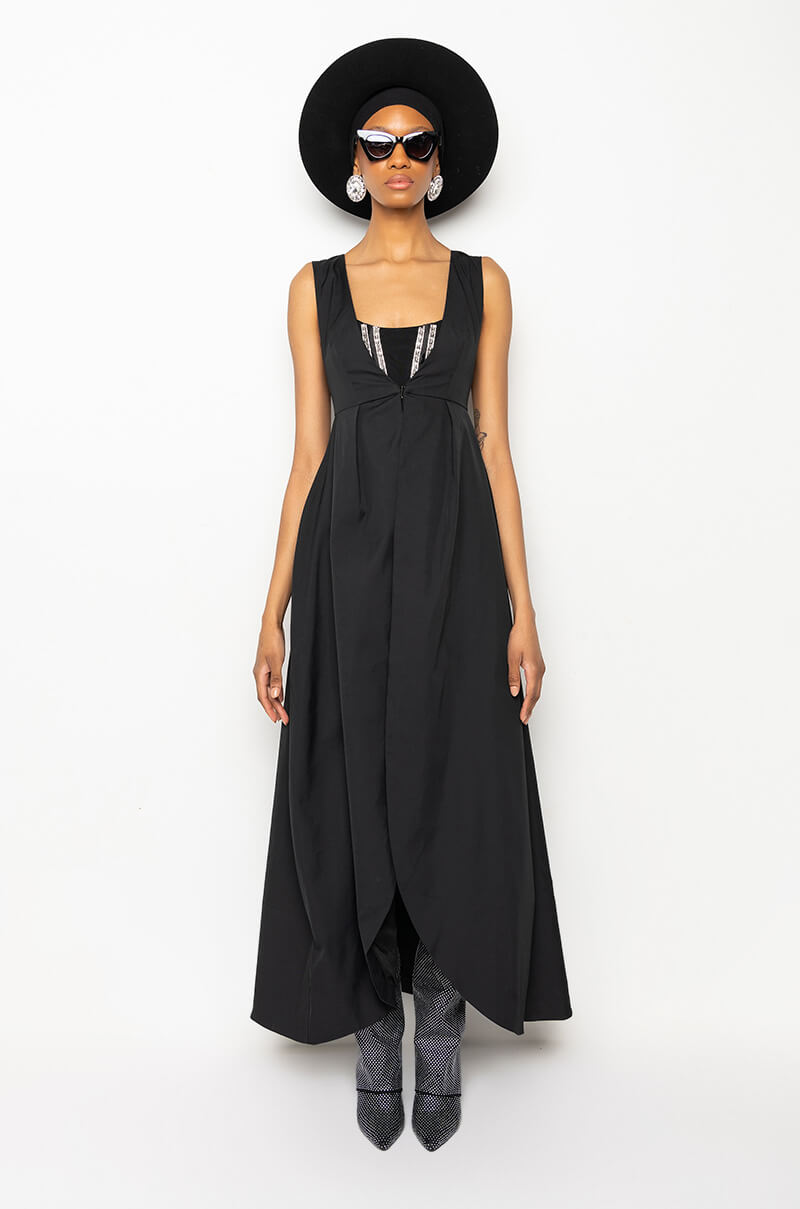 DOWN TO BUSINESS MAXI TRENCH VEST