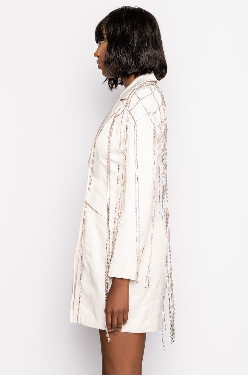 DRIPPING WITH GLITTER SPRING TRENCH