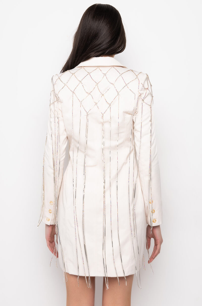 DRIPPING WITH GLITTER SPRING TRENCH