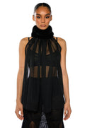 ELEGANT TURTLE NECK BLOUSE