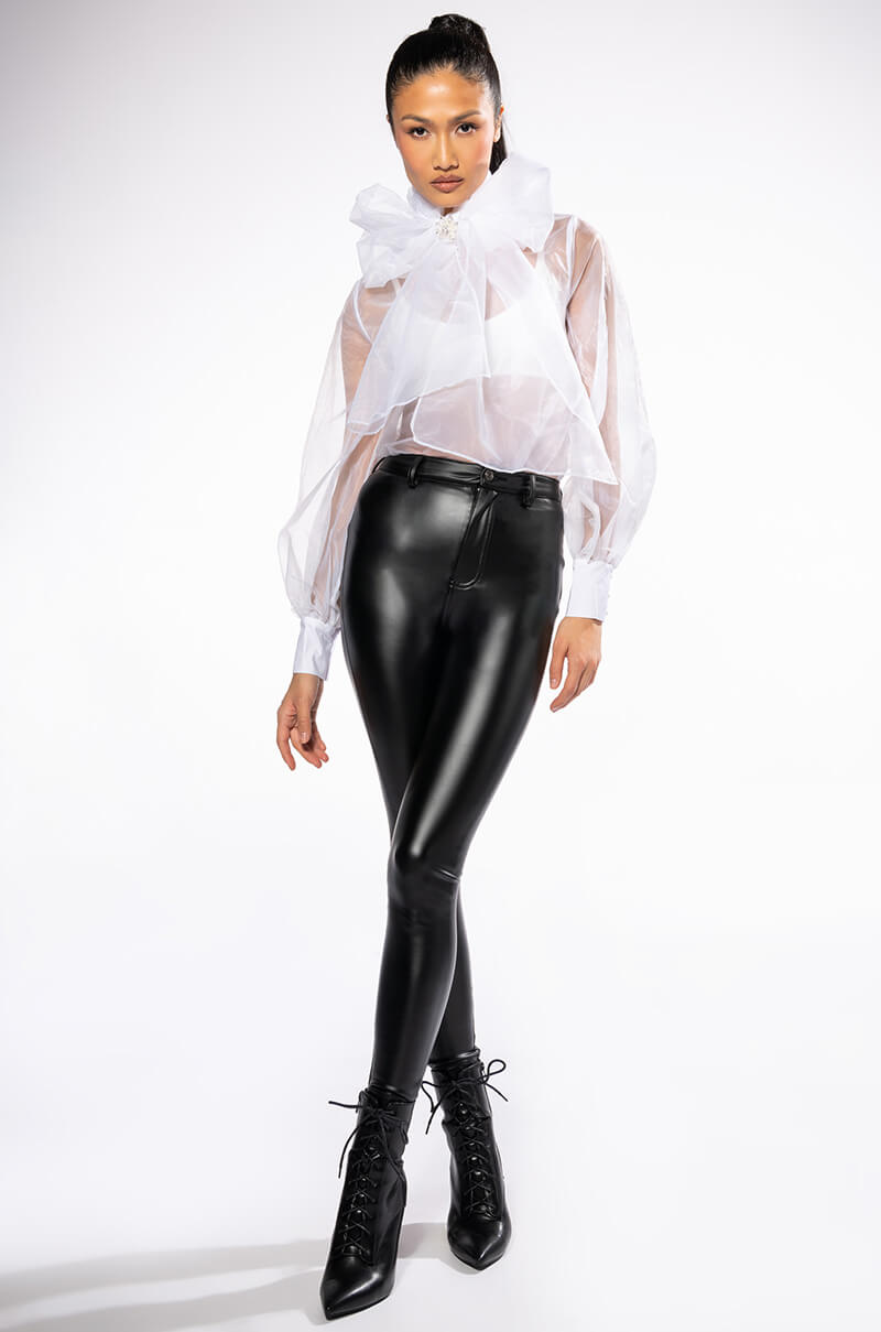 ELIZA MULTI WEAR SHEER BLOUSE