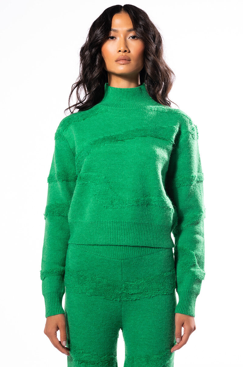 ELLORY TEXTURED PULLOVER SWEATER