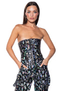 ENVISION ME CORSET TOP IN BLACK