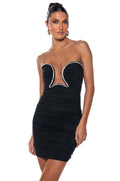 EVERYONE WANTS HER STRAPLESS MINI DRESS