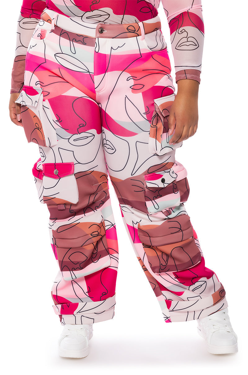 FACES SCUBA PRINTED CARGO JOGGER