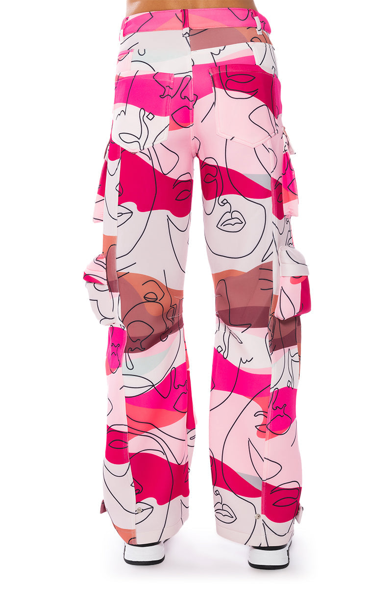 FACES SCUBA PRINTED CARGO JOGGER
