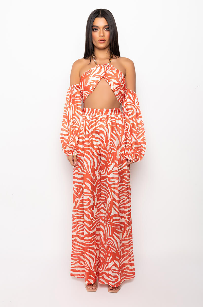FEELING GOOD LIVING BETTER PALAZZO PANT