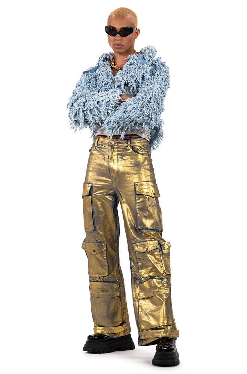 FIRST CLASS FRINGE DENIM JACKET