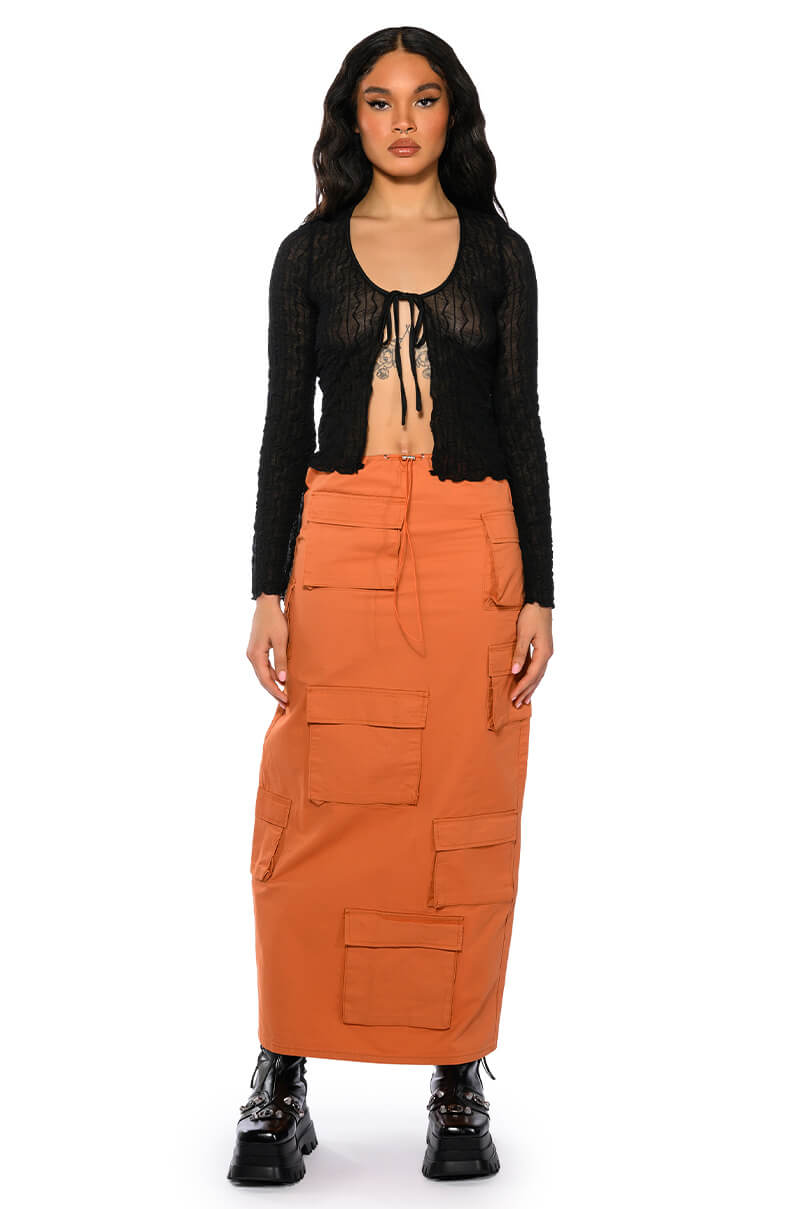 FREE LOVE TIE FRONT TOP