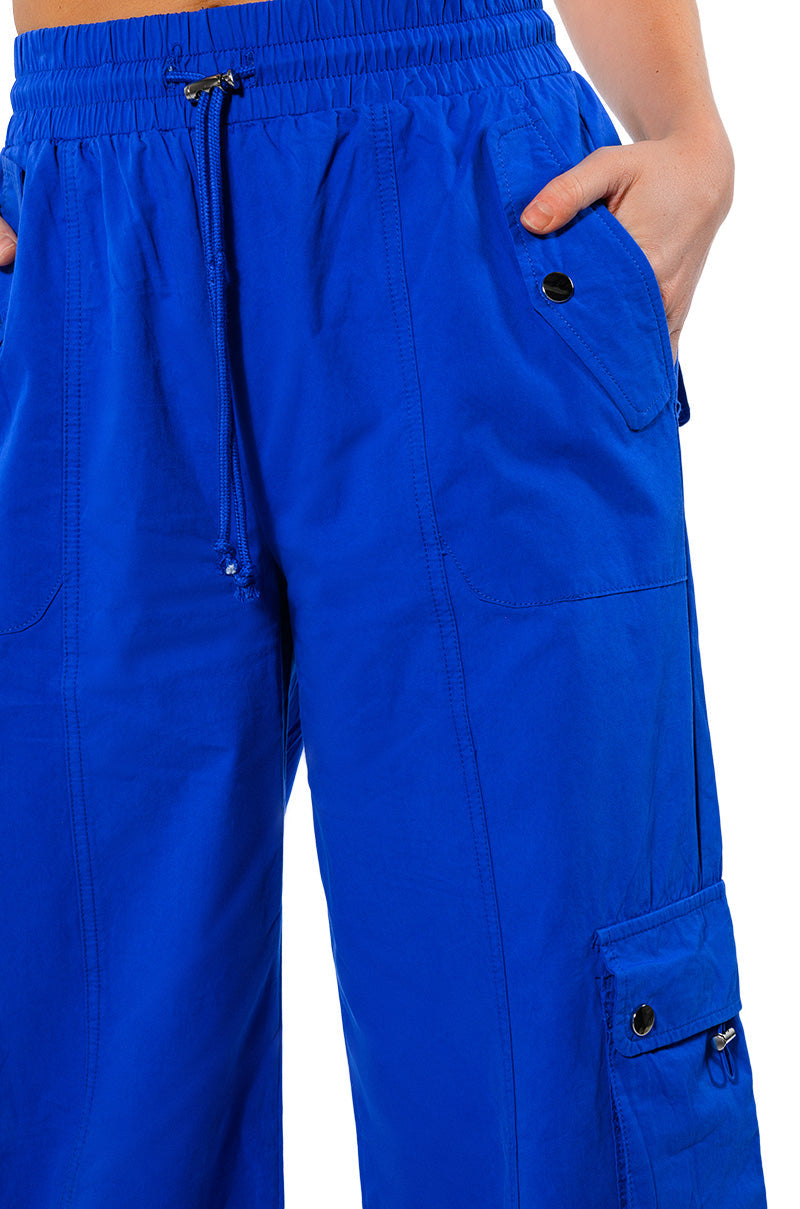 FRENCHY WIDE LEG CARGO PANT