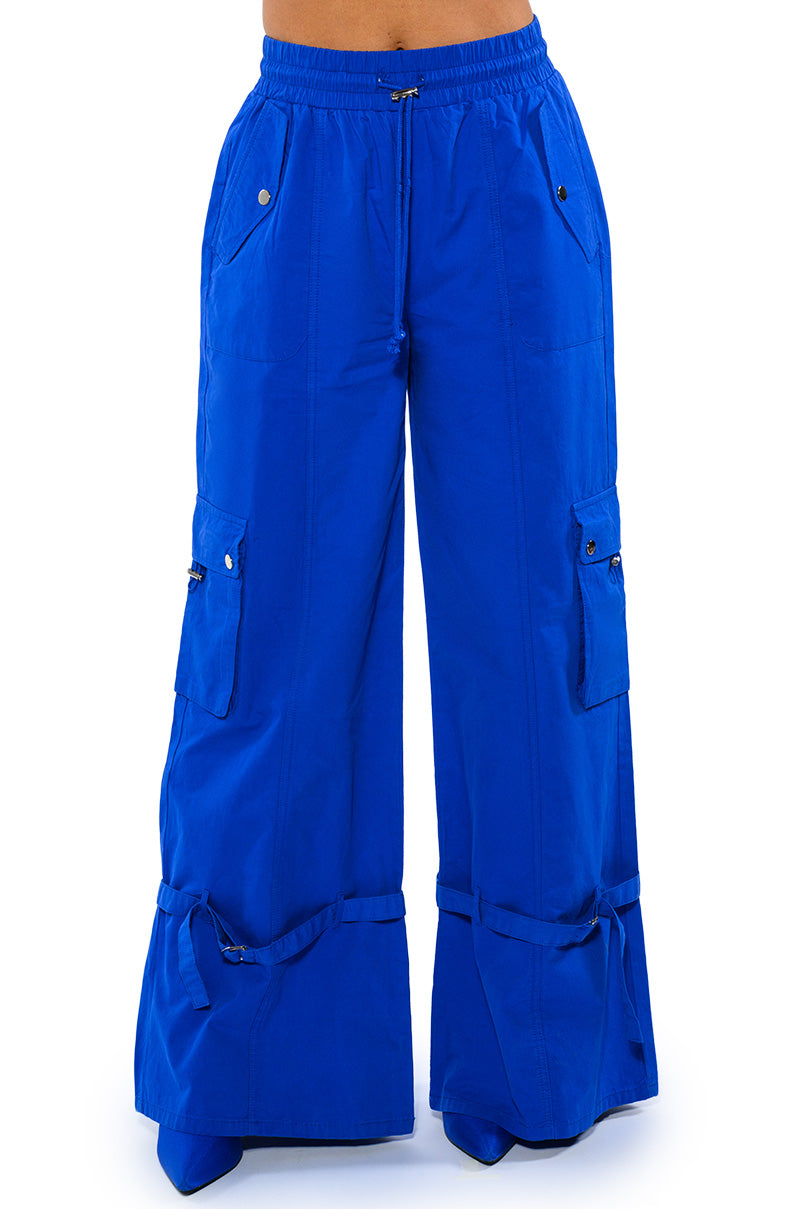 FRENCHY WIDE LEG CARGO PANT