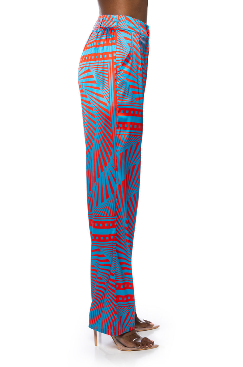 FREYA SATIN PRINTED JOGGER