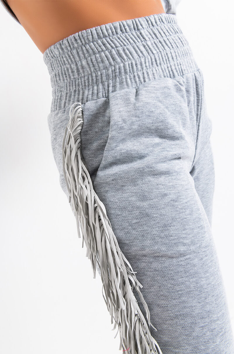 FRINGE ALL THE WAY JOGGER