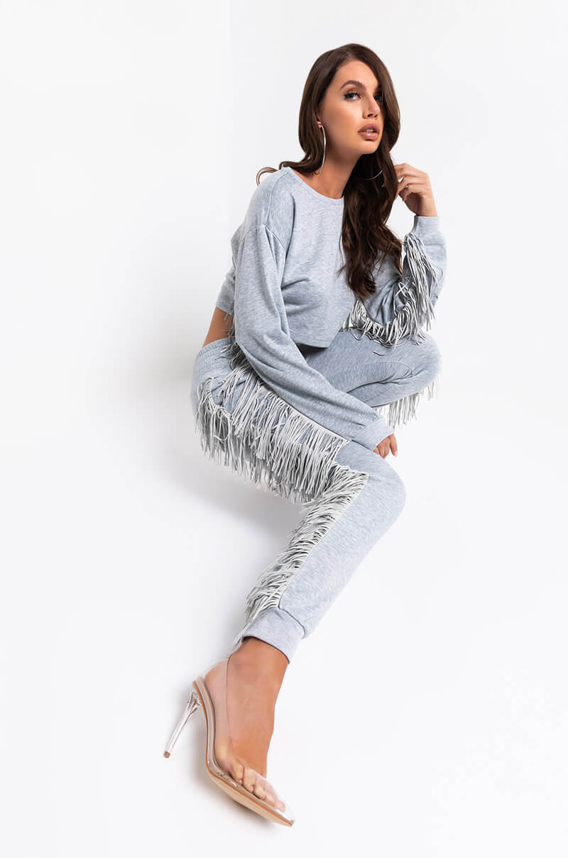 FRINGE ALL THE WAY JOGGER