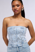 FROM DAY TO NIGHT DENIM CORSET
