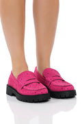 GENTLY EMBELLISHED LOAFER IN PINK