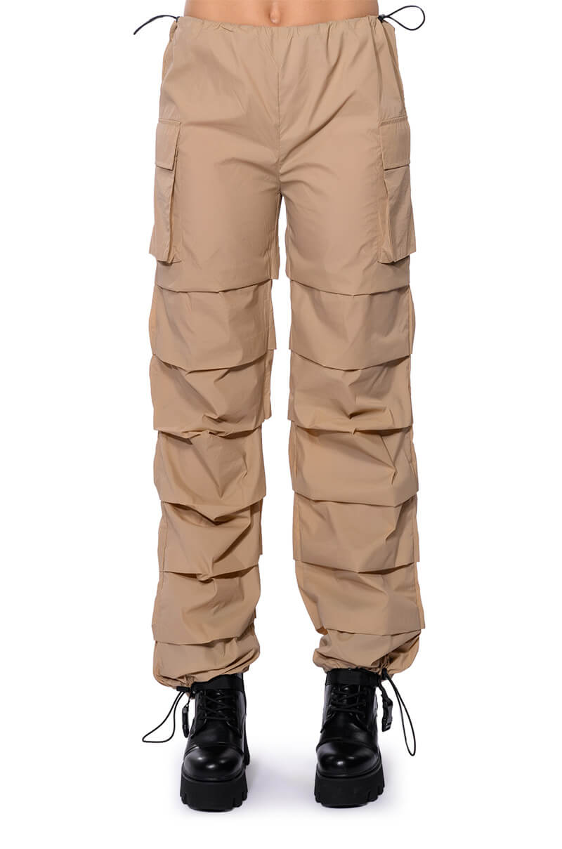 GET DOWN RUCHED PARACHUTE PANT