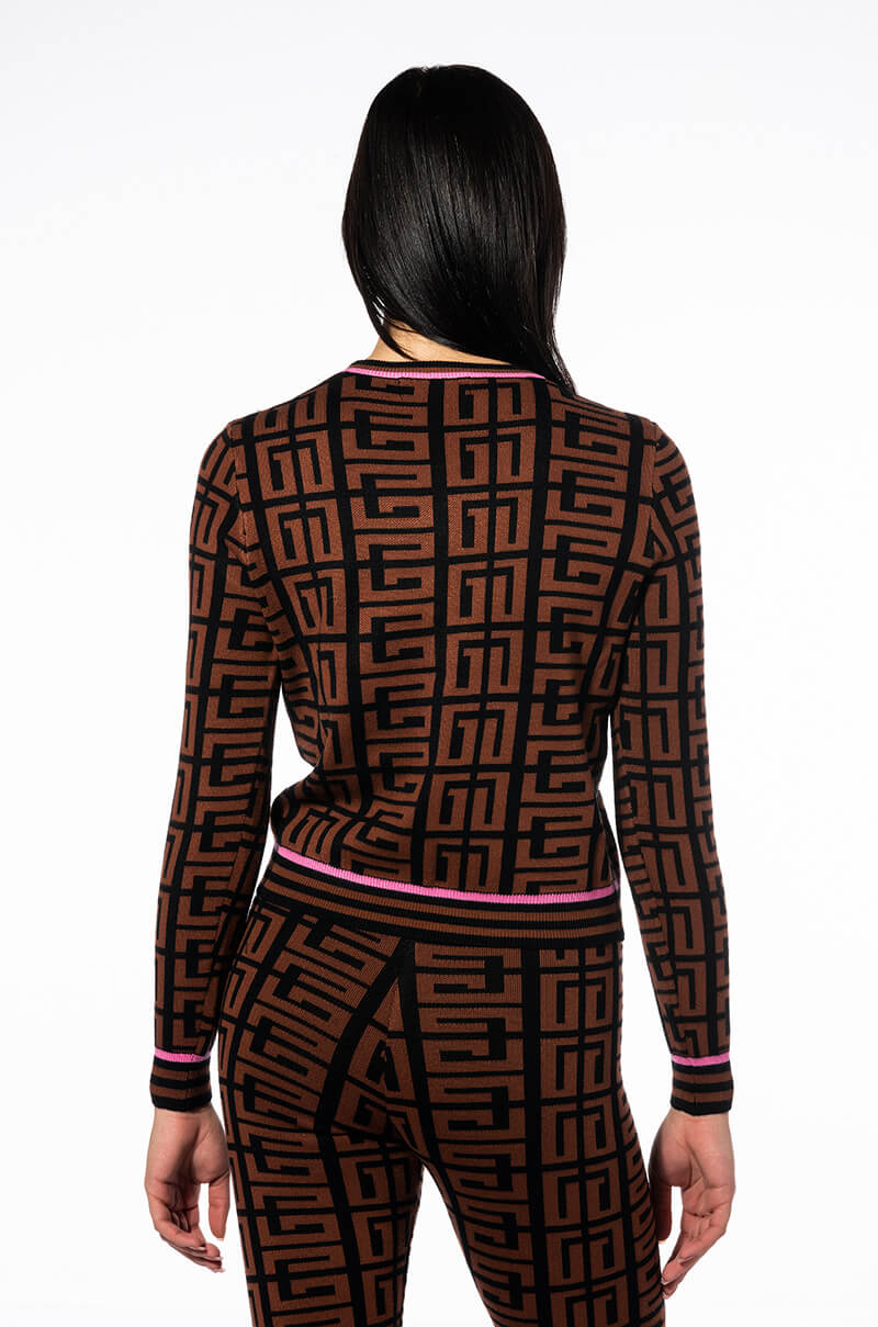 GET IN LINE CREW NECK SWEATER