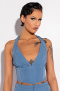 GET UP HALTER TOP