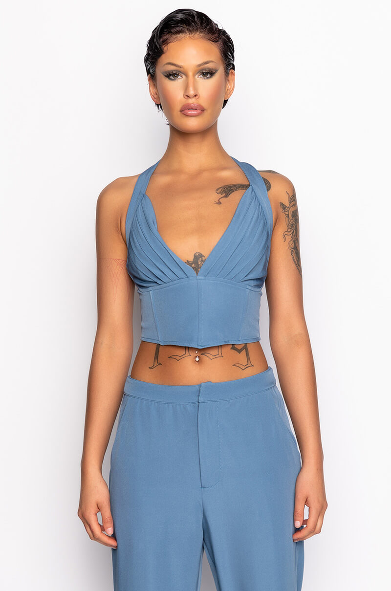 GET UP HALTER TOP