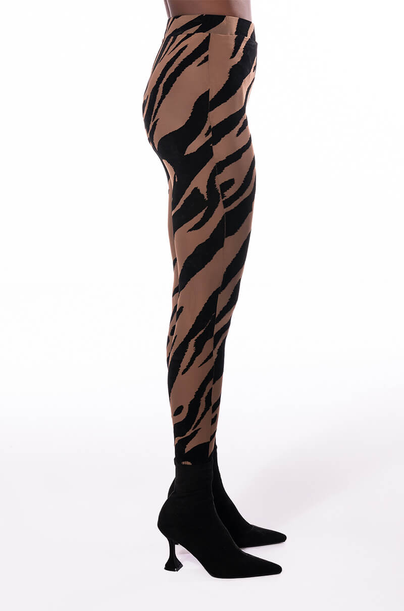 KAMI ANIMAL PRINT SLEEVELESS BODYSUIT