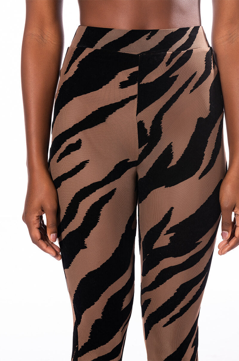 KAMI ANIMAL PRINT SLEEVELESS BODYSUIT