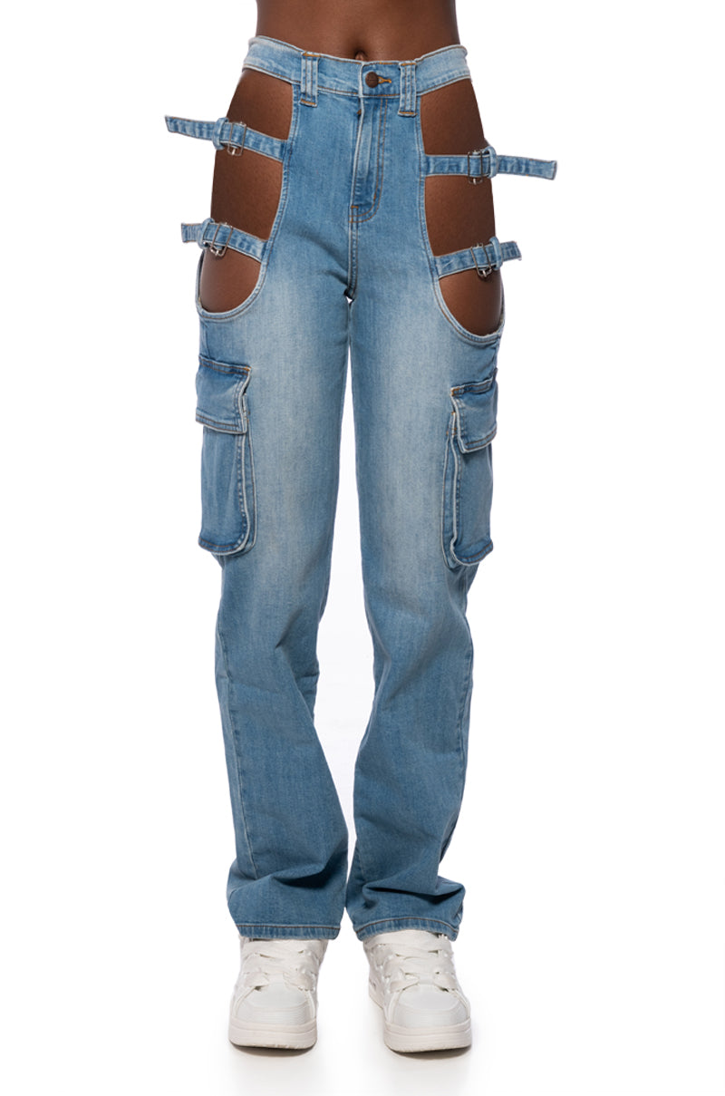 GIRLS JUST WANNA HAVE FUN DENIM JEANS