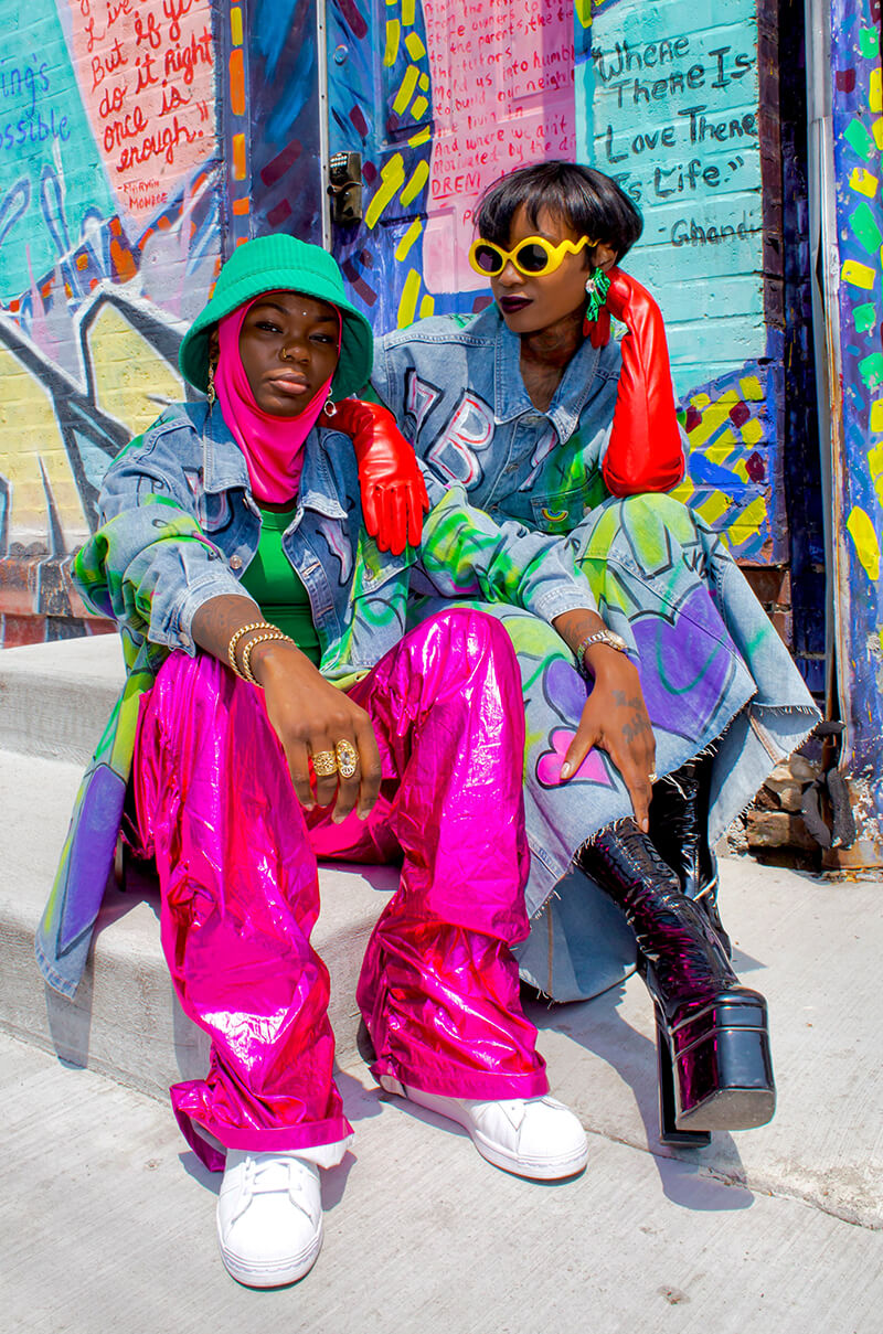 GLIMPSE OF MAGIC RELAXED METALLIC PANT