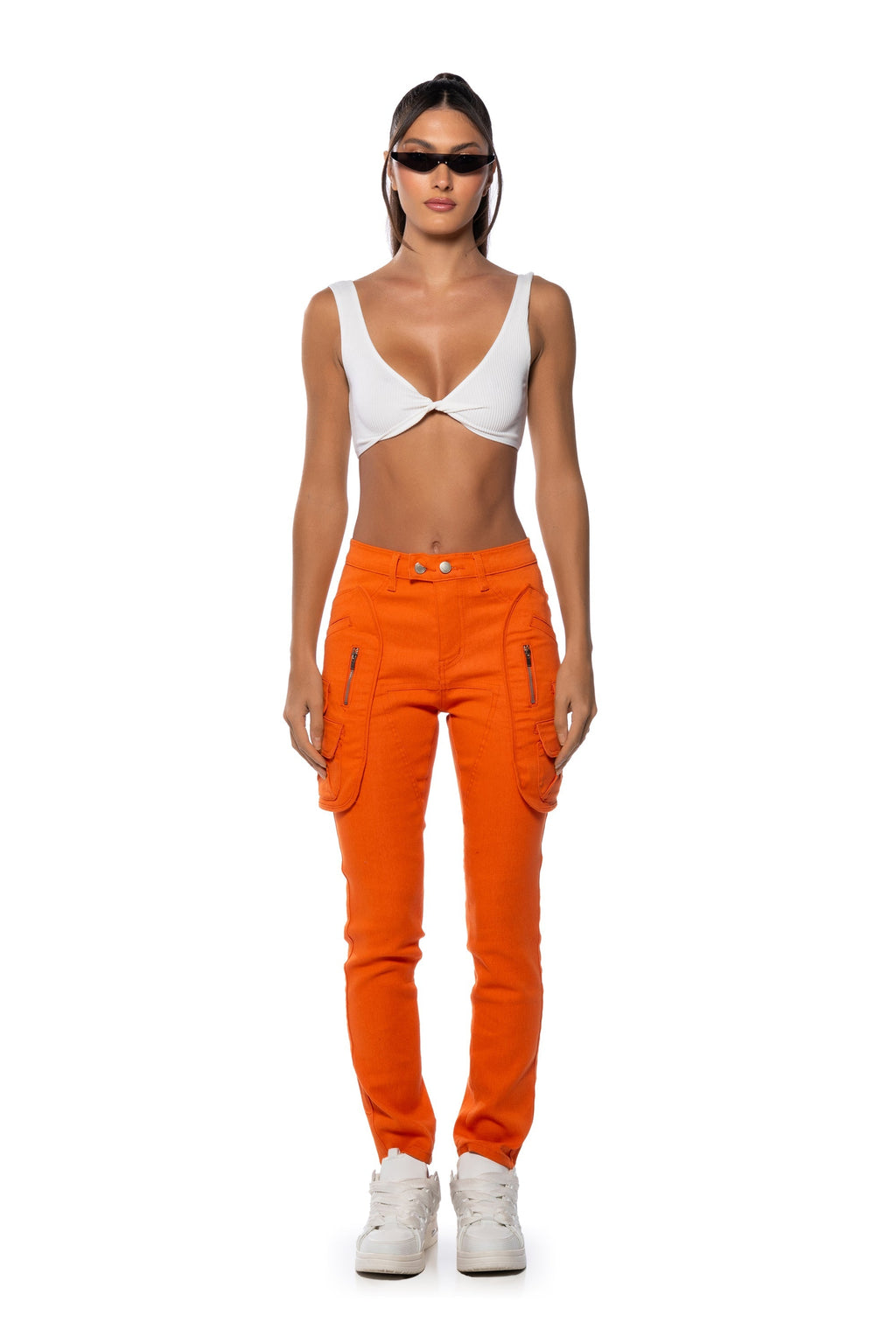 GO HARD CARGO POCKET SKINNY LEG PANT