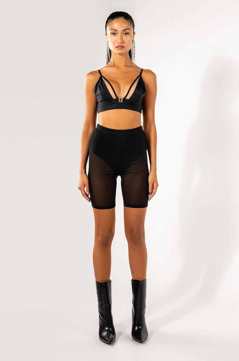 MESH INSERT BRALETTE