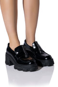 GREAT CAUSE BLACK PATENT LOAFER
