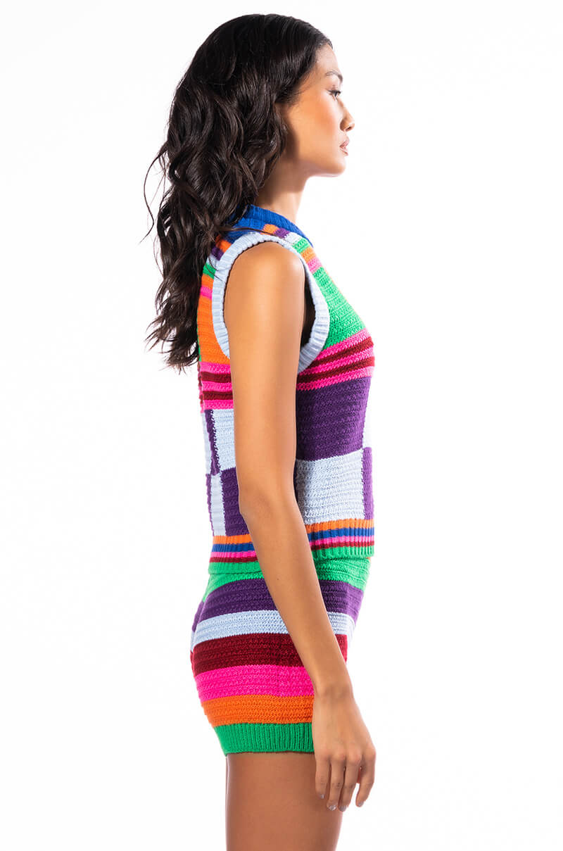 HAPPINESS OVERLOAD CROCHET TOP
