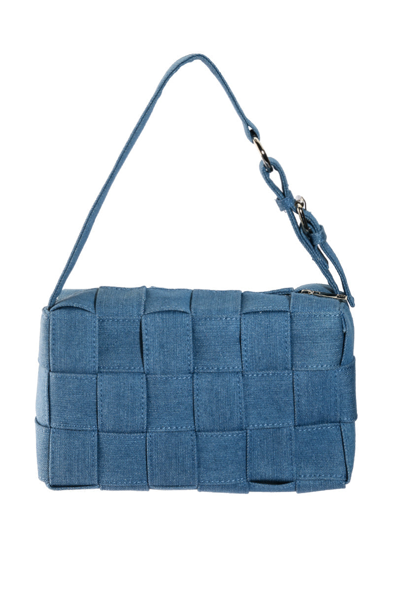 HARMON DENIM WEAVE PURSE