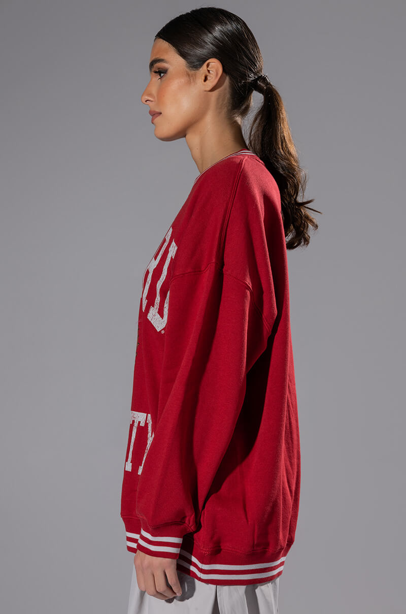 HARVARD OVERSIZED SWEATSHIRT