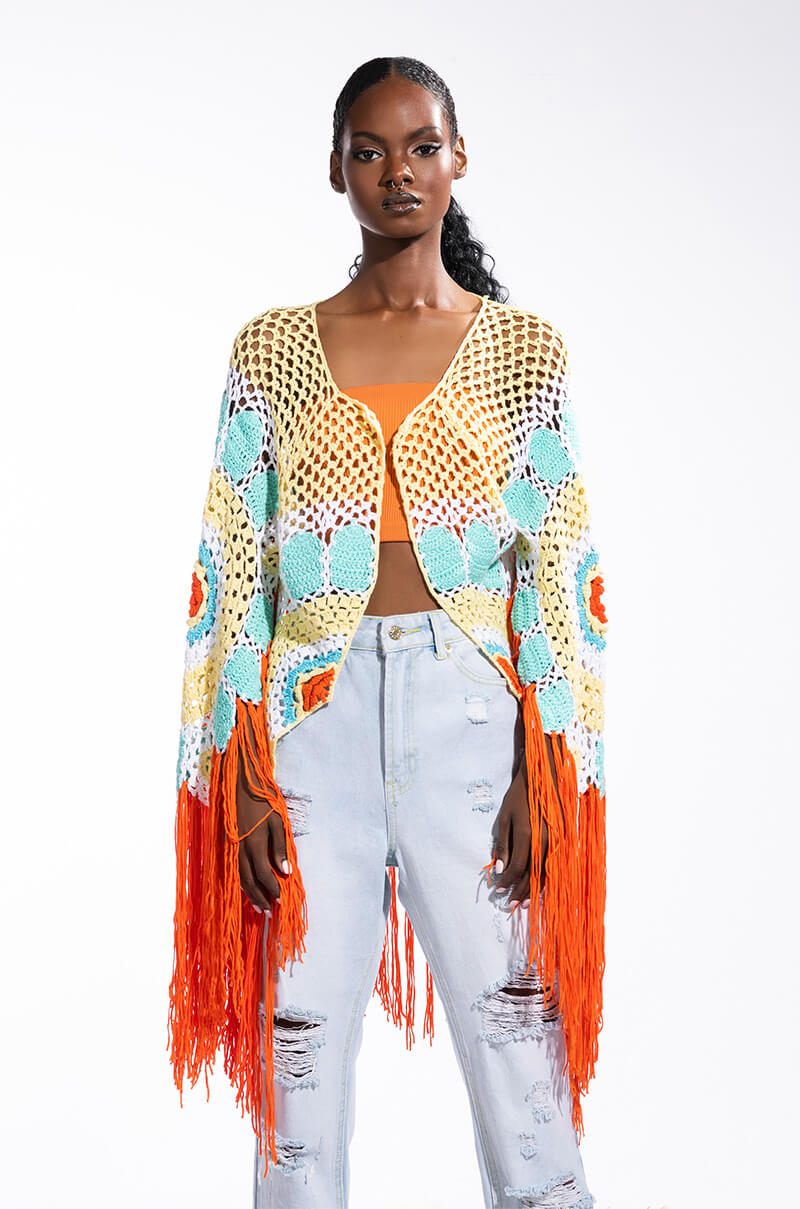 CROCHET MULTI CARDIGAN