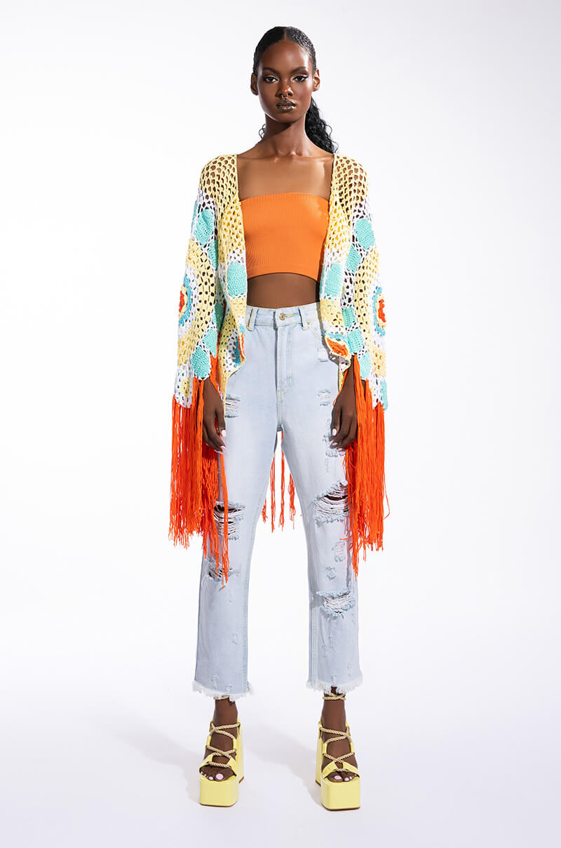 CROCHET MULTI CARDIGAN