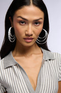 HOLY HOOP EARRING IN WHITE