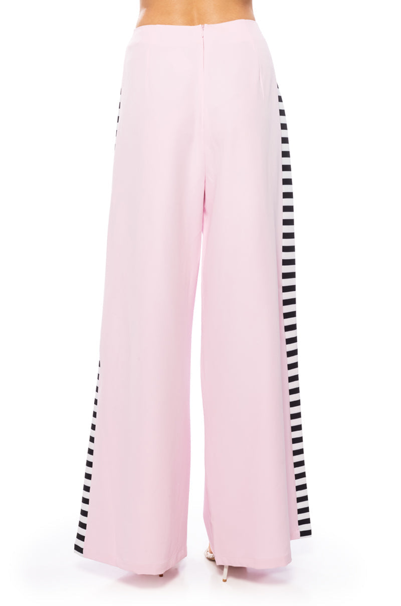 HOT GIRL STRIPED STATEMENT TROUSER
