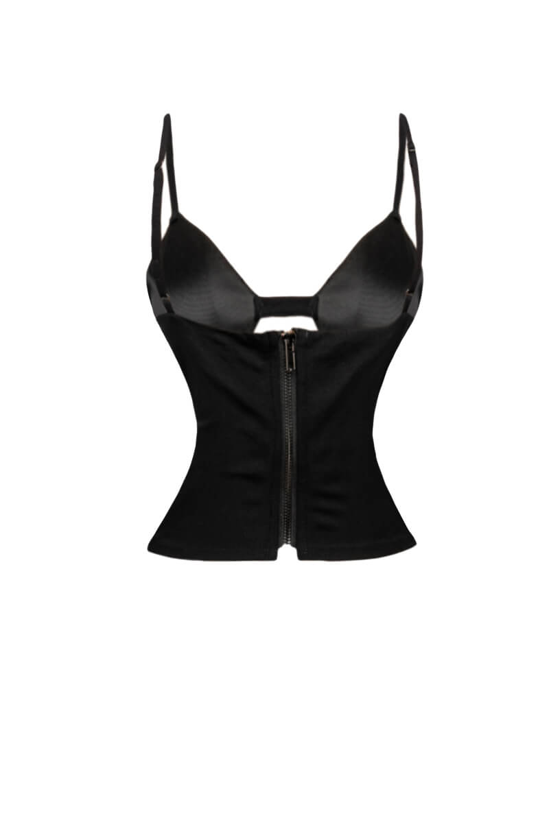 HOTTIE CUTOUT CROP TANK