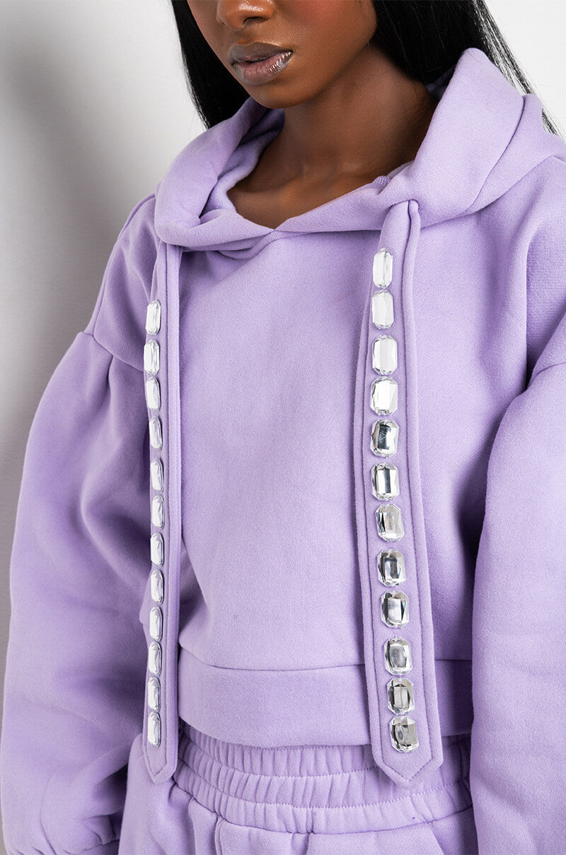 I LIKE WHAT I LIKE RHINESTONE HOODIE