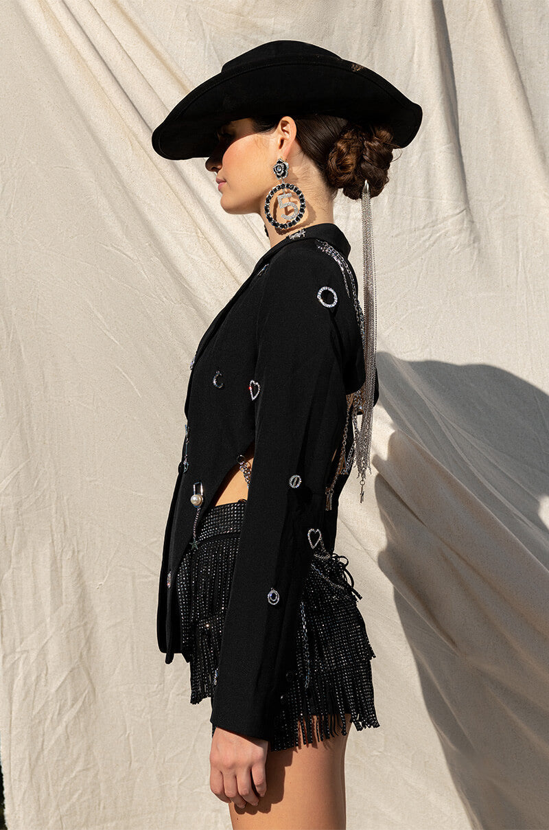 I PUT A SPELL ON YOU OPEN BACK CHARM BLAZER
