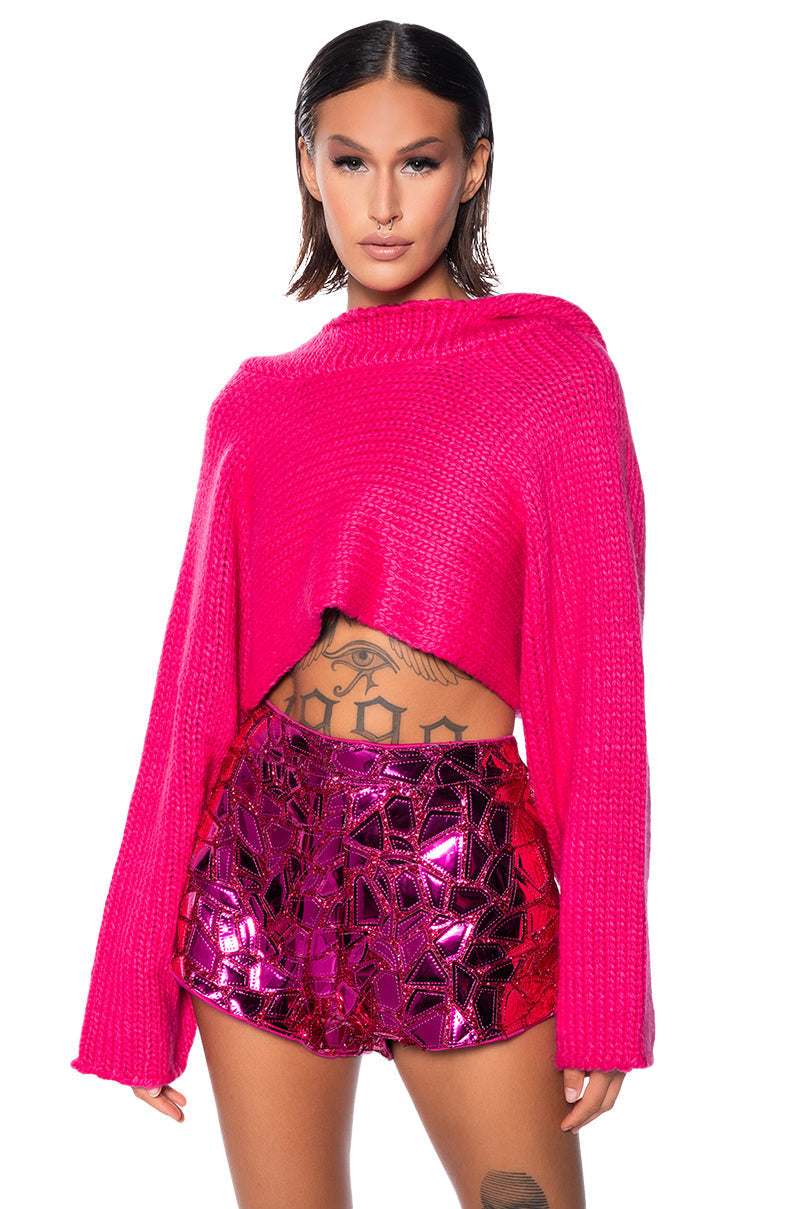 ICE ME OUT METALLIC SHORTS