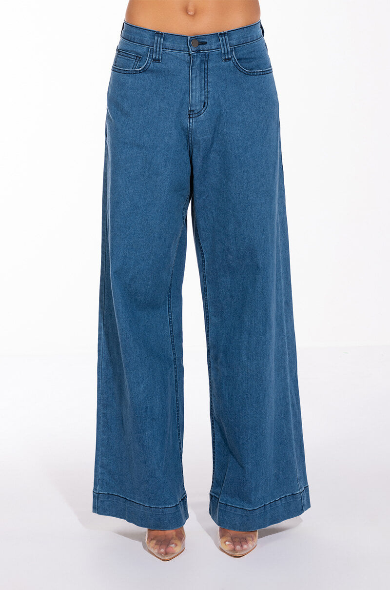 LIVIE EXTRA WIDE DENIM PANT