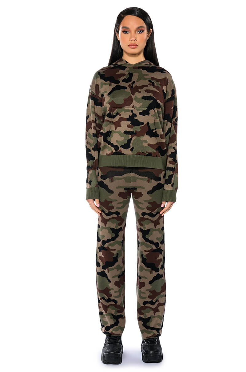 INCOGNITO MODE KNIT HOODIE