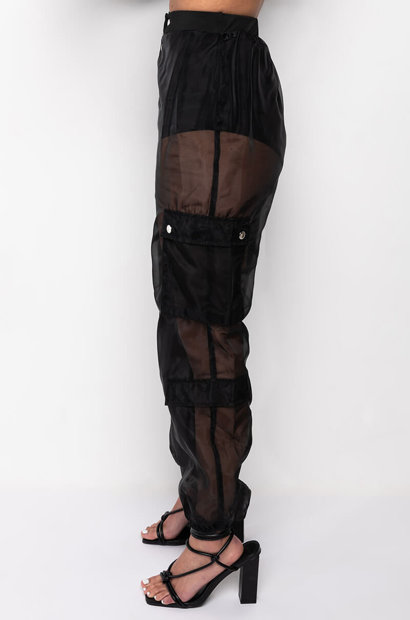 INCOGNITO SHEER CARGO JOGGER