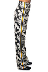 INDIFFERENT RIB TRIM TROUSER PANT
