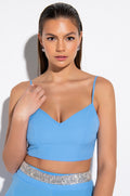 INTO THE HEART CROP TOP