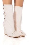 MULTI COLORED CHUNKY BOOTIE
