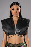 JOSS WRAP CROP TANK TOP